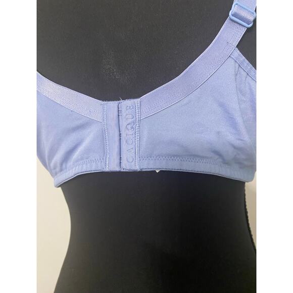 Cacique Bra Balconette Women's 40C Underwire Wide Straps Lilac Lace Sexy T-shirt - Picture 5 of 10